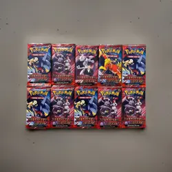 Pokemon Tcg - Destined Rivals Booster Packs - New Sealed (Lot of 10) - Image 1