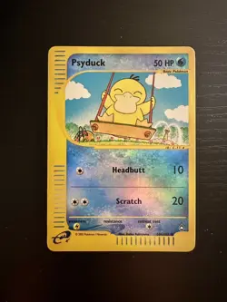 Pokemon TCG Psyduck 104/147 Aquapolis Reverse Holo - Image 1