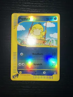 Pokemon TCG Psyduck 104/147 Aquapolis Reverse Holo - Image 3