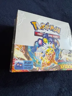 Pokemon Scarlet & Violet - Surging Sparks Booster Box In Acrylic Case - Image 3