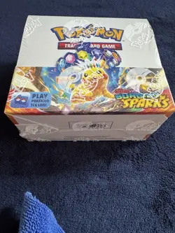 Pokemon Scarlet & Violet - Surging Sparks Booster Box In Acrylic Case - Image 5