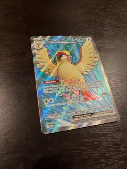 Pidgeot ex 217/197 - SV03 Obsidian Flames Ultra Rare Full Art Pokemon - NM - Image 2