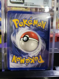 Pokemon PERFECT 10 CGC Base Set German 1st Edition Quapsel Pokiwag Pop 1! - Image 5