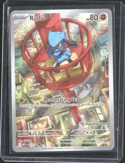 Riolu - (Pokemon Center Exclusive) Holo Promo ME: Mega Evolution Promo 010 NM - Image 1