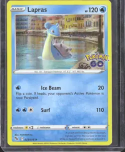 Lapras Holo Holo Rare Pokemon GO 023/078 NM - Image 1