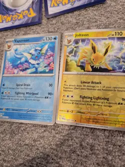 Pokemon TCG Bundle - Vaporeon & Jolteon Rev Holos + 2x Eevee (PRE/TWM) - Image 3