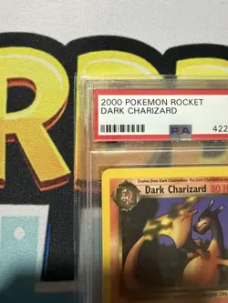PSA 9 Dark Charizard 21/82 Non Holo Team Rocket 2000 English Pokemon - Image 5