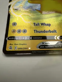 Pokemon Pikachu V Fusion Strike 086/264 Illustration Ultra Rare - Image 5