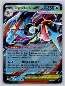 Mega Greninja ex 022/086 Double Rare Chaos Rising Pokemon Near Mint - Image 1