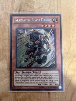 Gladiator Beast Darius LCGX-EN244 Secret Rare English Card - Image 1
