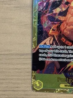 Portgas.D.Ace OP07-119 Secret Rare Card One Piece English - Image 4