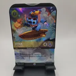 Disney Lorcana TCG - Stitch Carefree Surfer - (Enchanted) - NM The First Chapter - Image 1