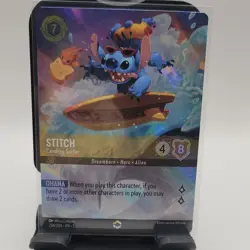Disney Lorcana TCG - Stitch Carefree Surfer - (Enchanted) - NM The First Chapter - Image 2