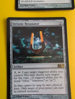 Strionic Resonator. Artifact rare . MTG Card. Core Set 2014. M14 - Image 1