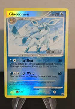 Pokemon TCG Glaceon Majestic Dawn 20/100 Reverse Holo Promo Promo - Image 1