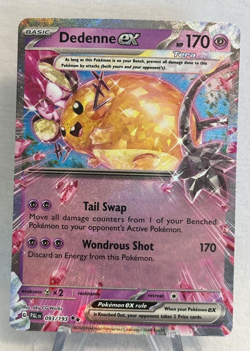 Pokemon Dedenne Ex 93/193 NM Paldea Evolved Scarlet Violet - Image 1