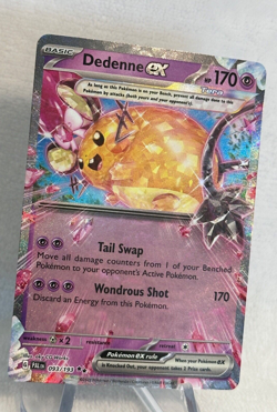 Pokemon Dedenne Ex 93/193 NM Paldea Evolved Scarlet Violet - Image 4