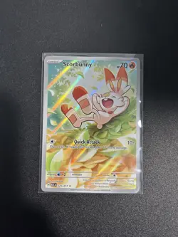 Scorbunny 225/217 Ascended Heroes Pokemon TCG Illustration Rare Holo - Image 1