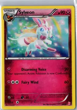 SYLVEON (#30 30/30 HOLO COMMON XY TRAINER KIT: SYLVEON & NOIVERN POKEMON HOLO MP - Image 1