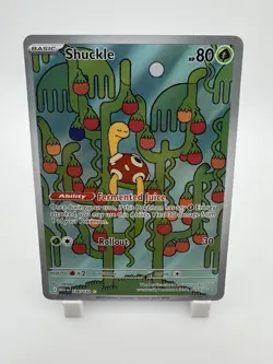 2025 Pokemon Mega Evolution Shuckle Illustration Rare #136/132 (A1) - Image 1