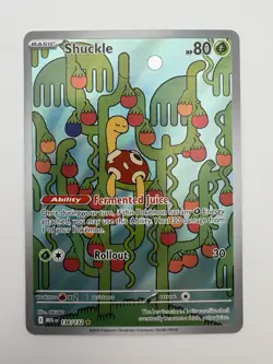 2025 Pokemon Mega Evolution Shuckle Illustration Rare #136/132 (A1) - Image 3