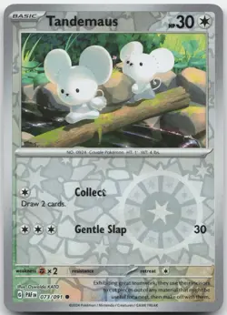 Tandemaus 073/091 - Paldean Fates - Reverse Holo Common - Pokemon - Image 1