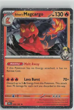 Ethan's Magcargo - 036/182 (Cosmo Holo) [MCAP - 036/182]PokemonMiscellaneous ... - Image 1