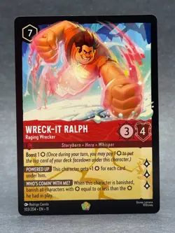 Disney Lorcana - 103/204 Wreck-It Ralph Raging Wrecker Winterspell Legendary NF - Image 1