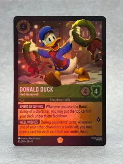 Disney Lorcana - 93/204 Donald Duck Fred Honeywell Winterspell Legendary FOIL - Image 1
