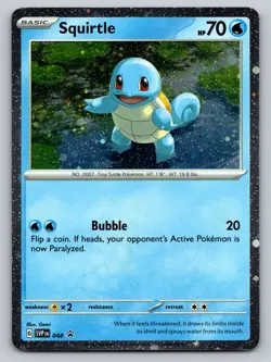 Squirtle #048 SV: Scarlet & Violet Promo Cards - Image 1