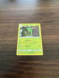 Metapod 2/149 Uncommon Yuka Morii SM Base Set Pokemon Card NM - Image 2