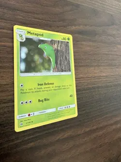 Metapod 2/149 Uncommon Yuka Morii SM Base Set Pokemon Card NM - Image 3