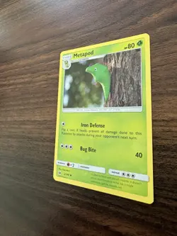 Metapod 2/149 Uncommon Yuka Morii SM Base Set Pokemon Card NM - Image 4