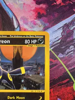 UMBREON 41/147 Aquapolis non-holo rare E-READER Pokemon TCG card NM - Image 3