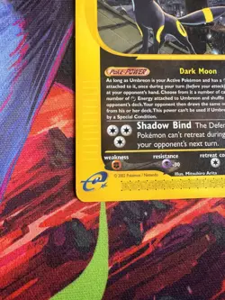 UMBREON 41/147 Aquapolis non-holo rare E-READER Pokemon TCG card NM - Image 4