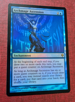 Archmage Ascension, Foil, Zendikar, Magic the Gathering, MTG - Image 1