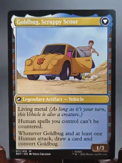 Goldbug, Humanity's Ally Universes Beyond: Transformers MTG Regular Near Mint - Image 2