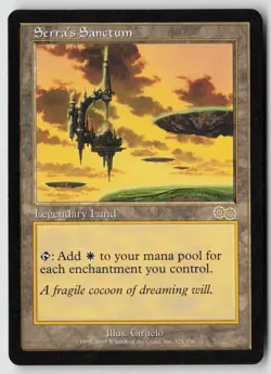Serra's Sanctum 325 Rare Urza's Saga Magic: The Gathering Lightly Played - Image 1