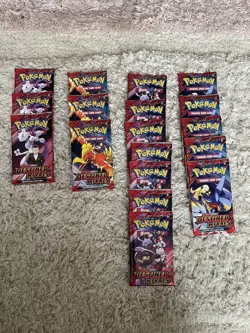 Pokemon TCG Destined Rivals | 18 Packs Half Booster Box (Unsealed) & Empty Box - Image 2