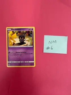 2019 POKEMON TCG MARSHADOW 103/236 Cosmic Eclipse Non Holo RARE NM Pikachu #6 - Image 1