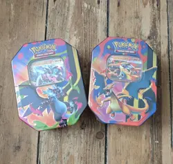 Pokemon Charizard X And Y Promo Tins, Phantasmal Flames, Sealed, New, TCG - Image 1