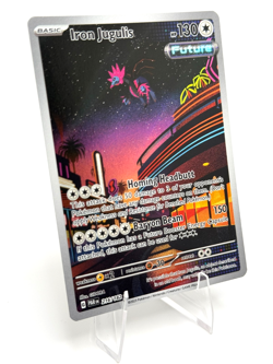Pokemon Iron Jugulis Illustration Rare Paradox Rift 216/182 - Image 3