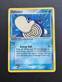 Pokemon TCG Poliwhirl EX Unseen Forces 68/115 Reverse Holo Stamped NM - LP - Image 1