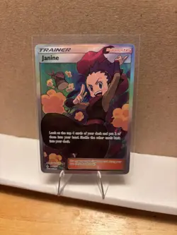 Janine 210/214 Ultra Rare Full Art Holo SM Unbroken Bonds Pokemon TCG NM 💎 - Image 1