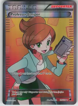 Pokemon TCG Professor Juniper (116 Full Art) Ultra Rare Plasma Freeze 116/116 - Image 1
