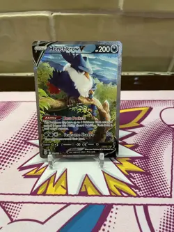 Pokemon TCG Honchkrow V Sword & Shield: Brilliant Stars 162/172 Holo Ultra Rare - Image 1