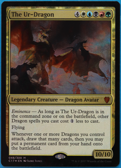 The Ur-Dragon FOIL Commander 2017 PLD Mythic Rare CARD (501307) ABUGames - Image 1