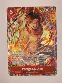ONE PIECE TCG: PORTGAS.D.ACE | ST15-005 SR RED Starter Deck - Image 1
