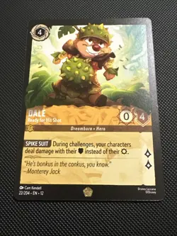 Disney Lorcana TCG Dale - Ready for His Shot 22/204 Legendary Wilds Unknown - Image 2