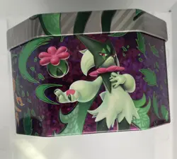 Pokemon TCG Paldea Partners Tin Meowscarada Empty Tin *No Cards* Collectable Tin - Image 5
